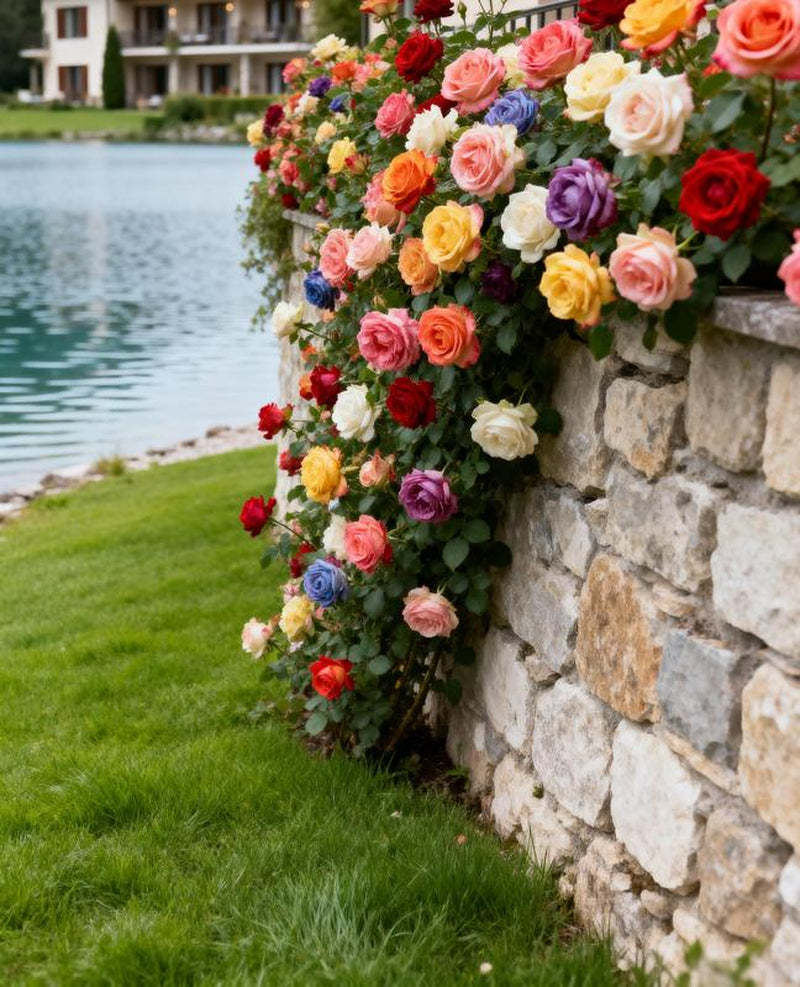 Rose and Hydrangea Seeds | Beautiful, Multi-Colored Flowers Perfect for Garden Hedges and Landscaping