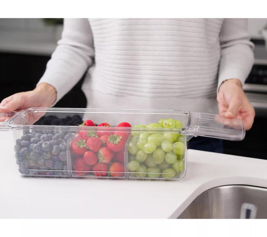 Copco 3-In-1 Rinse & Store Multi-Function Storage Bin