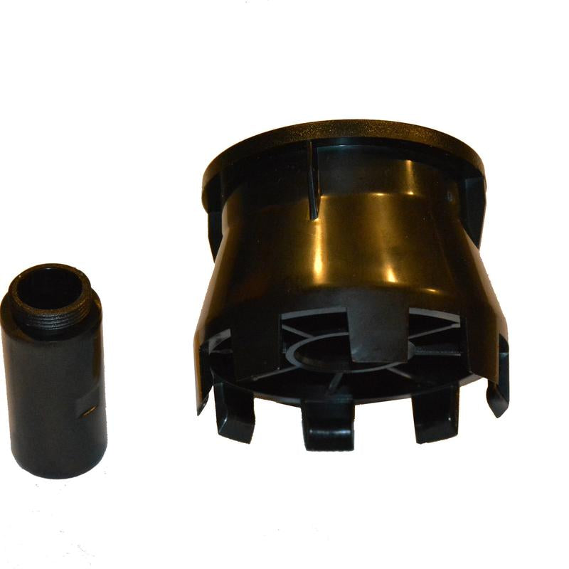 K-IT Pop-Up Sprinkler Riser Extension 1-1/2In. (2, Black) - Durable Construction for Lawn Sprinklers