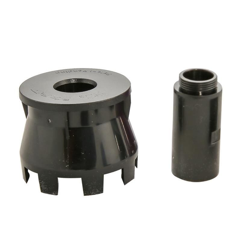 K-IT Pop-Up Sprinkler Riser Extension 1-1/2In. (2, Black) - Durable Construction for Lawn Sprinklers
