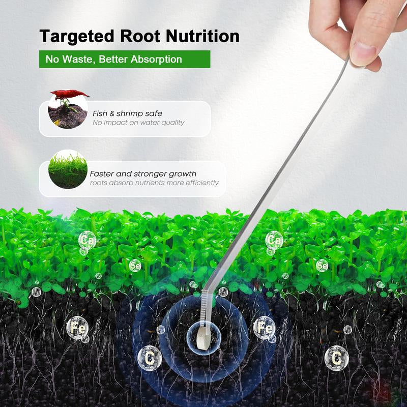 FZONE Root Tabs, Aquarium Plant Fertilizer, Safe for Fish & Shrimp, 80 Count 0.8G/Tab