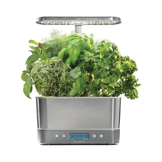 Aerogarden Harvest Elite Indoor Garden Hydroponic System with LED Grow Light and Herb Kit, Holds up to 6 Pods