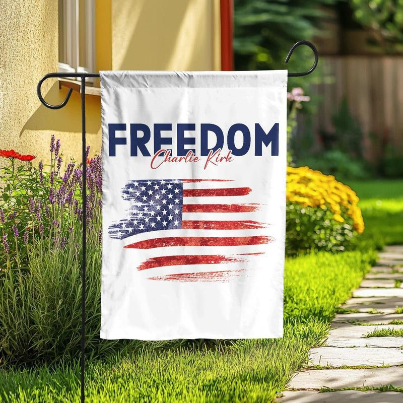 Freedom Garden Flag, Garden Flag, Justice for C K Flag, Quote Garden Flag Freedom