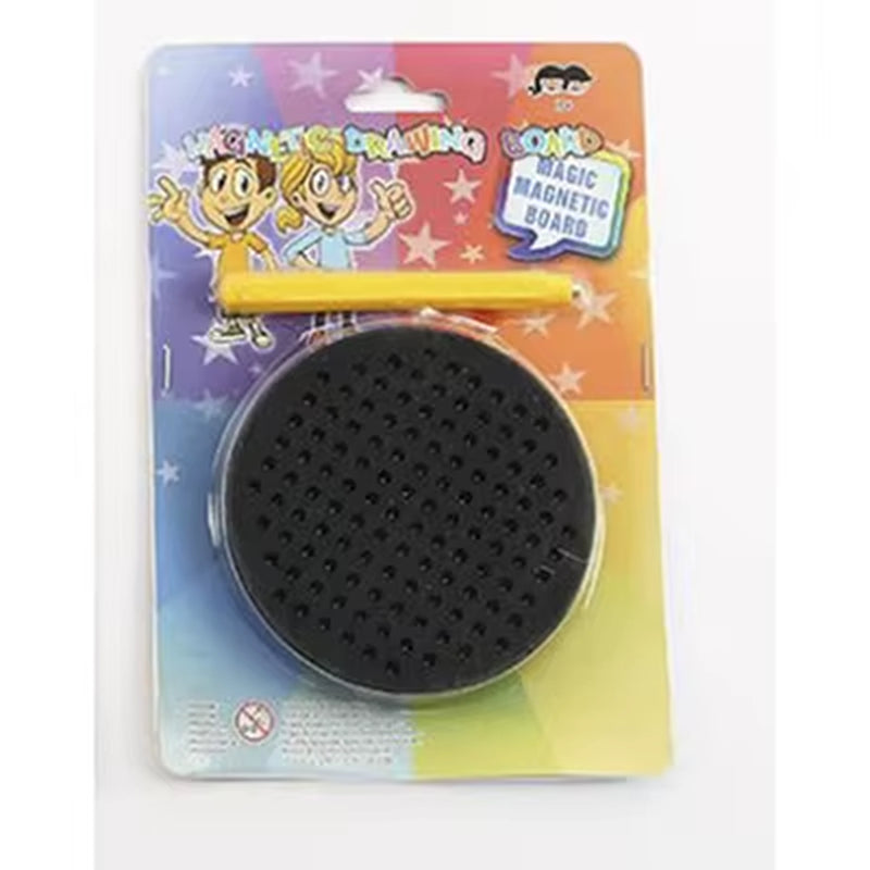 Magnetic Ball Sketch Pad Tablet Drawing Pen Board with Magnetic Stylus for Kid Montessori Educational Trip Activities Magnet Toy