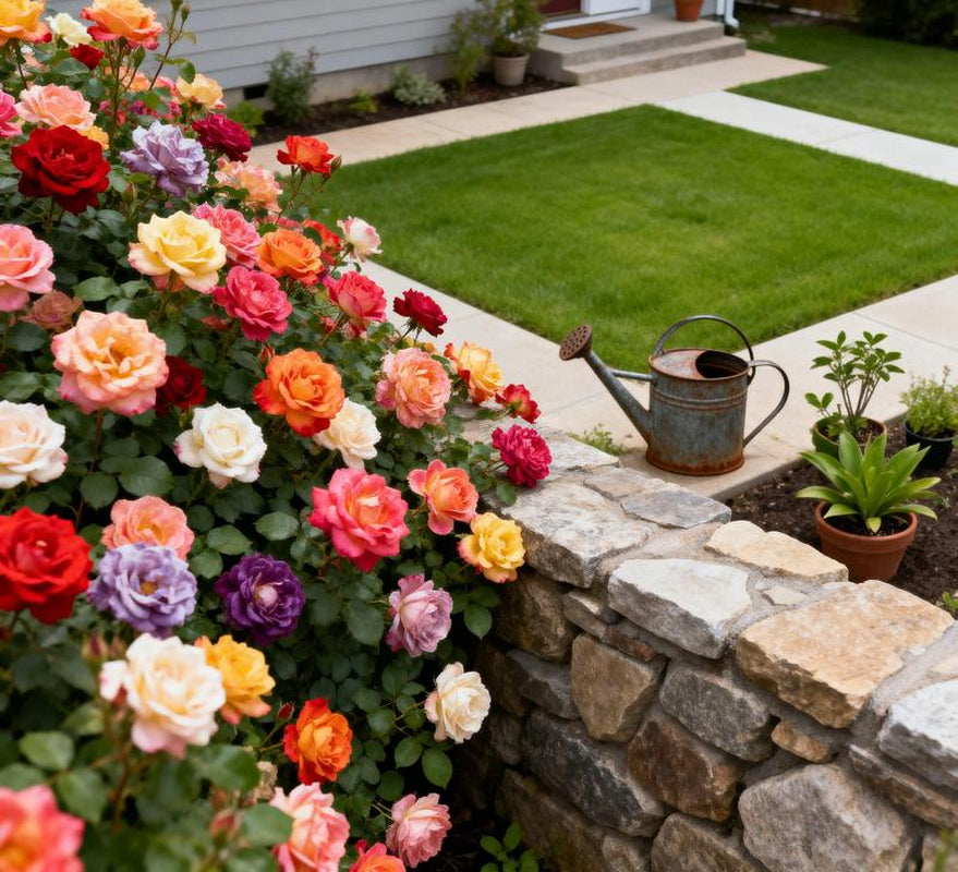 Rose and Hydrangea Seeds | Beautiful, Multi-Colored Flowers Perfect for Garden Hedges and Landscaping