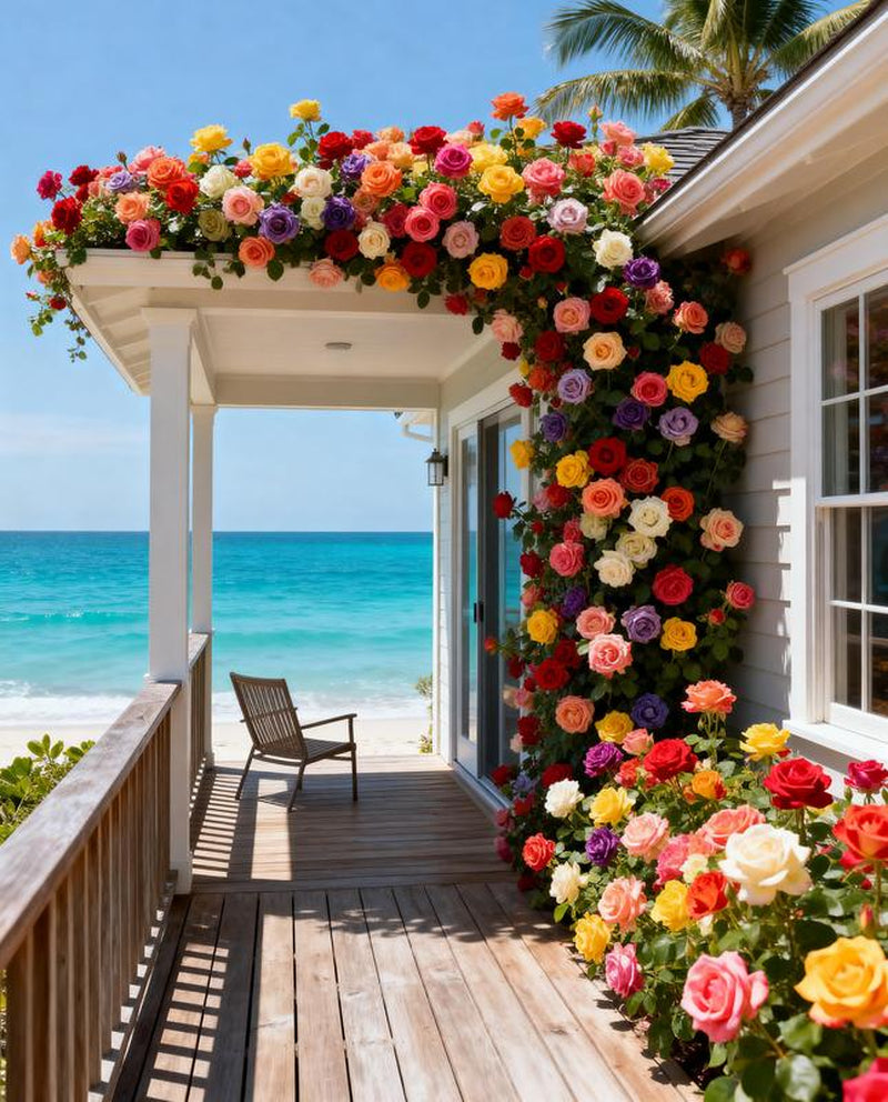 Rose and Hydrangea Seeds | Beautiful, Multi-Colored Flowers Perfect for Garden Hedges and Landscaping