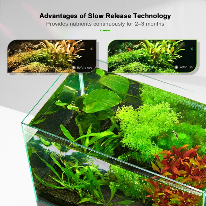 FZONE Root Tabs, Aquarium Plant Fertilizer, Safe for Fish & Shrimp, 80 Count 0.8G/Tab