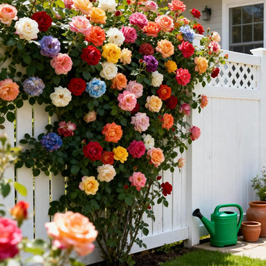 Rose and Hydrangea Seeds | Beautiful, Multi-Colored Flowers Perfect for Garden Hedges and Landscaping