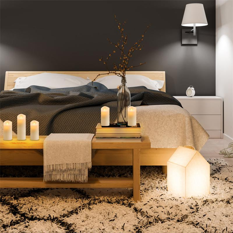 24-Piece Set of Electronic Waterproof Candles, Household Appliance Candles, with Four Remote Controls, Suitable for Living Rooms, Bedrooms, Kitchens, Romantic Atmosphere Creation Wonders, Flameless Candles, Household Appliance Accessories